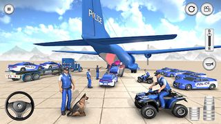 Police Car Transport 3D Games - Screenshot 1