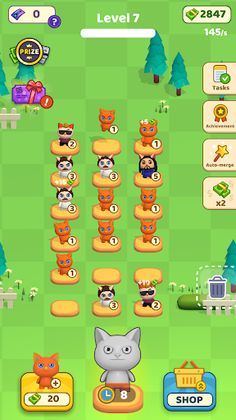 Kitties Town: Animal Merge - Screenshot 4