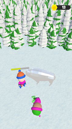 Snow battle 3D - Screenshot 2
