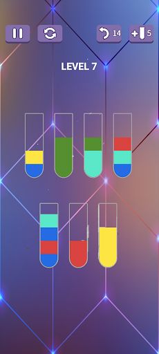 Color Water Sort Puzzle Game - Screenshot 2