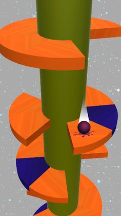 Andy's Jump : Helix Ball Jump - Screenshot 1