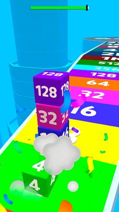 Merge Road Cube 2048 - Screenshot 3