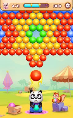 Panda Bubble Shooter Mania - Screenshot 1