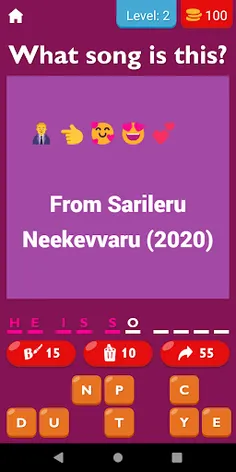 Guess The Telugu Song By Emoji - Screenshot 3