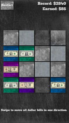 2048 Dollars - Money Puzzle - Screenshot 3
