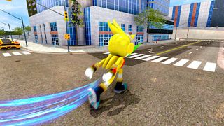 Super Hedgehog Blue Rope Hero - Screenshot 3