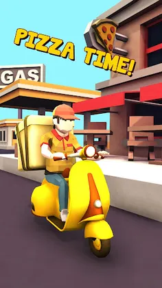 Pizza Delivery Boy Rush: City - Screenshot 3