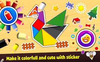 Marbel Tangram - Kids Puzzle - Screenshot 3