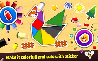 Marbel Tangram - Kids Puzzle - Screenshot 3