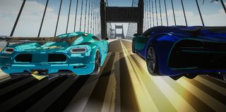 India vs Pakistan Car Racing - Screenshot 1