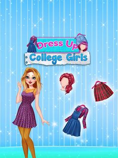 Girls Dress up College Fashion - Screenshot 1