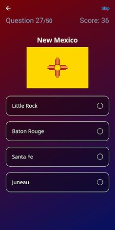 US Capitals Quiz - Screenshot 4