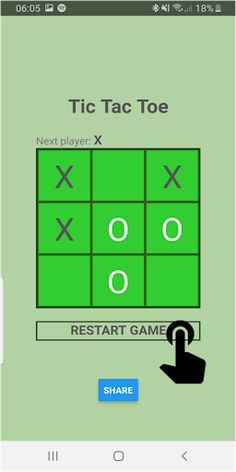 Simple Tic Tac Toe ( Noughts & - Screenshot 2