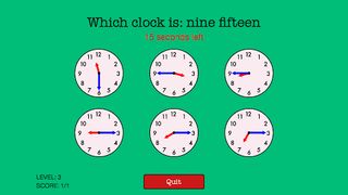 QS Clocks - Learn to tell time - Screenshot 2