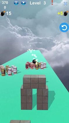 Angry Knock down Catapult Bomb - Screenshot 4