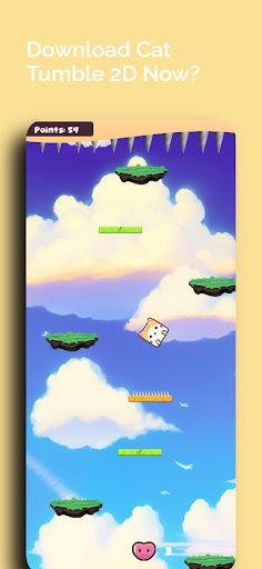 Cat Tumble 2d Game - Screenshot 4