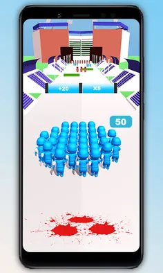 Count Crowd Run Mob Clash 3D - Screenshot 3