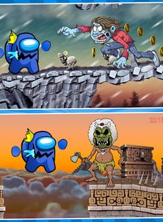 Rainbow Friends Escape Running - Screenshot 4