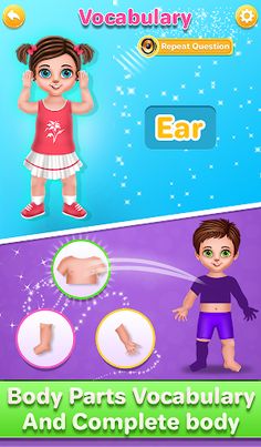 Human Body Parts Kids Learning - Screenshot 3