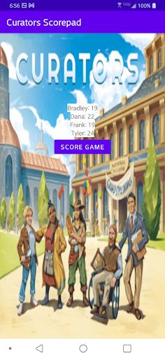 Curators Scorepad - Screenshot 4