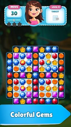 Gems Galaxy: Match the Gems - Screenshot 1