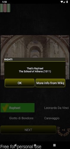 Painters Quiz – Lite - Screenshot 3