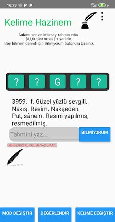 Kelime Hazinem [Osmanlıca] - Screenshot 3