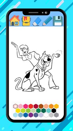 Scooby coloring doo cartoon ga - Screenshot 3