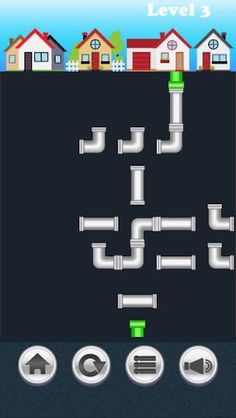 Flowing Pipes Puzzle - Screenshot 2