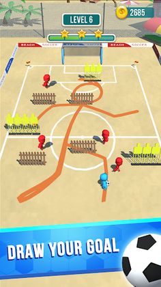 Draw Football - Screenshot 1