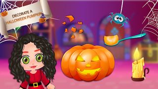 Halloween Fun Girl Makeup Game - Screenshot 1