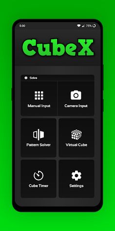 CubeX - Solver, Timer, 3D Cube - Screenshot 1