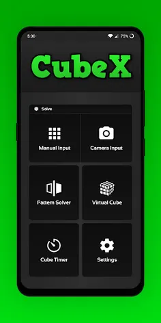 CubeX - Solver, Timer, 3D Cube - Screenshot 1