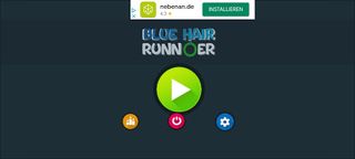 Blue Hair Runner - Screenshot 1
