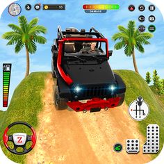 Offroad Jeep SUV Driving Games - Screenshot 1