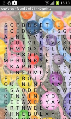 ArtWords word search - Screenshot 1