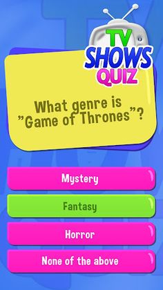 TV Shows Trivia Quiz Game - Screenshot 1