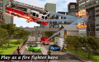 Flying Fire Truck Simulator - Screenshot 2