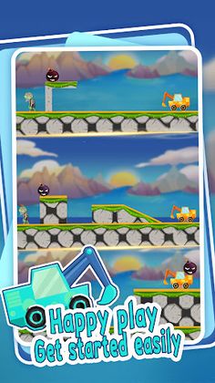 Line drawing excavator - Screenshot 3