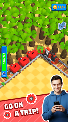 Train Miner: Idle Railway Game - Screenshot 2