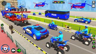 Police ATV Transporter Games - Screenshot 3