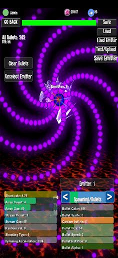 Danmaku LVL Editor bullet hell - Screenshot 3