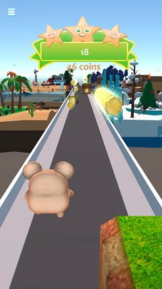 Kawaii Hamster Run - Fun race - Screenshot 3