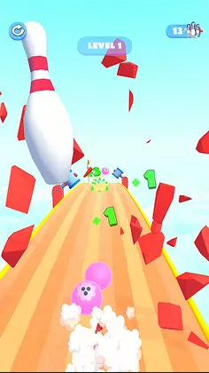 Bowling Stack 3D - Screenshot 1