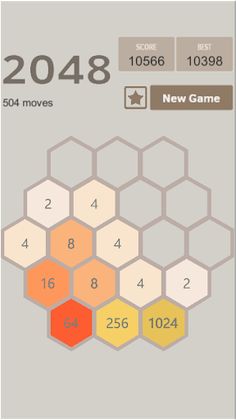 Hexagon 2048 - Screenshot 1