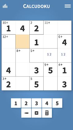 Calcudoku · Math Logic Puzzles - Screenshot 2