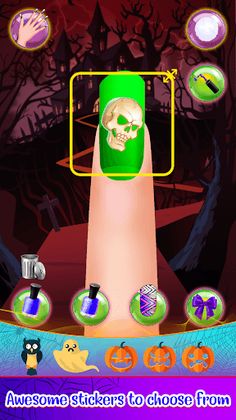 Halloween Nails Saloon Color - Screenshot 4
