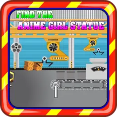Find The Anime Girl Statue Gam - Screenshot 1