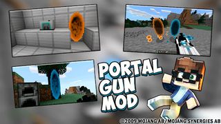 Portal Mod: Gravity Gun MCPE - Screenshot 2