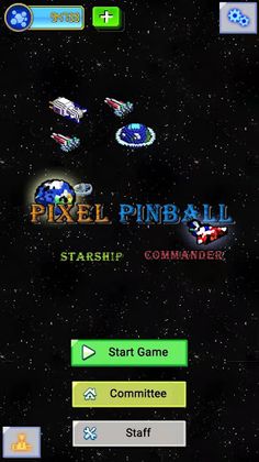 Pixel Pinball - Starship Comma - Screenshot 1